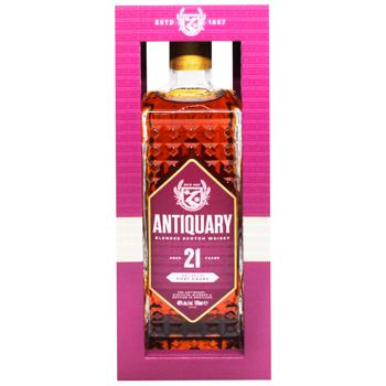 Antiquary 21yo Whisky 40% 0.7l - buy, prices for WINETIME - photo 2