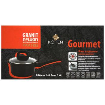 Kohen Gourmet Pan with Lid 1.6l - buy, prices for - photo 6