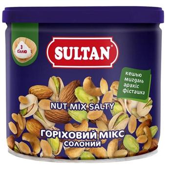 Ореховый микс Sultan жареный соленый 120г - купить, цены на Чудо Маркет - фото 1