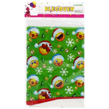 Скатерть новогодняя флизелин 110*180см