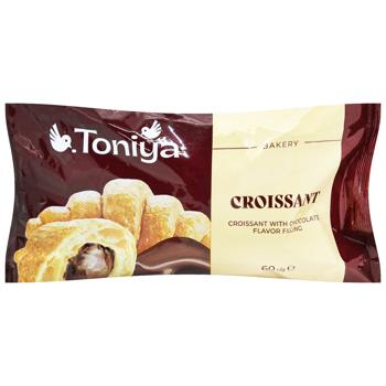 Круассан Toniya с шоколадной начинкой 60г