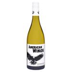 Вино American Wings Chardonnay біле напівсухе 12,5% 0,75л