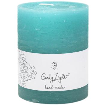 Candy Light Lagoon Cylinder Candle 8x10cm