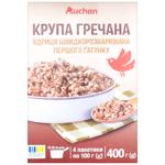 Крупа гречневая Auchan ядрица 4шт*100г