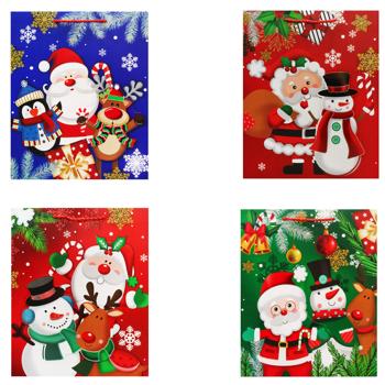 Пакет подарочный Greenwich 32х26х10см в ассортименте - купить, цены на NOVUS - фото 1