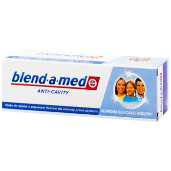 Зубна паста Blend-a-med Анти Карієс Сімейний захист 75мл - купити, ціни на Чудо Маркет - фото 1