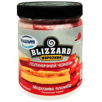 Мороженое Blizzard Клубничный чизкейк 500мл