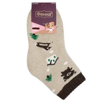 Носки детские Фенна цветные термо махра р.20-35 - купить, цены на - фото 5