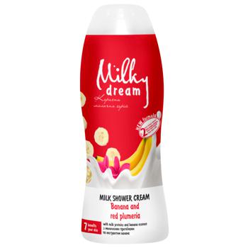 Гель для душа Milky Dream Банан и красная плюмерия 300мл - купить, цены на Auchan - фото 1