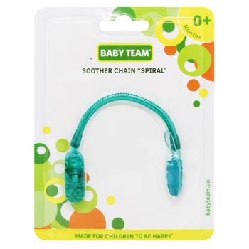 Ланцюжок для пустушки Baby Team Спіраль - купити, ціни на NOVUS - фото 4