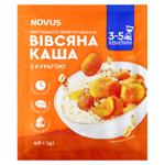 Каша вівсяна Novus з курагою 40г