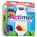 Продукт кисломолочный Actimel клубника-банан 1,4% 4*100г