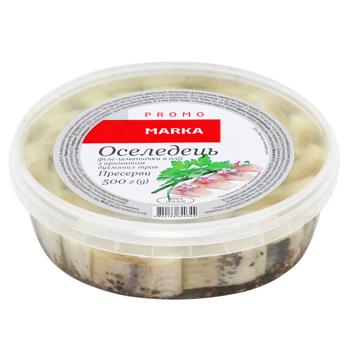 Marka Promo In Oil With Herbs Aroma Herring Fillet Pieces 500g