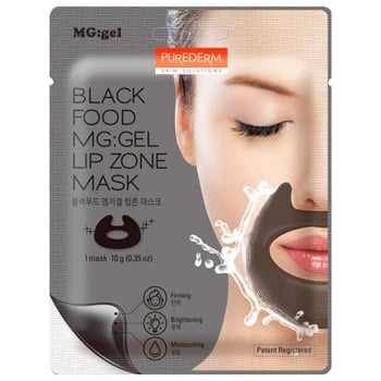 Purederm Gel Nourishing Black Lip Mask 10g - buy, prices for MegaMarket - photo 1