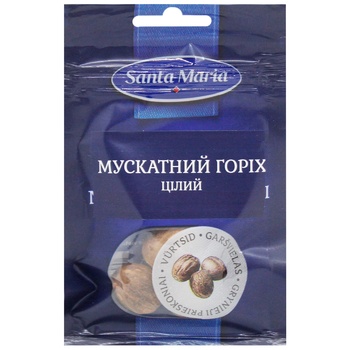 Приправа Santa Maria Мускатний горіх цілий 10г - купити, ціни на ULTRAMARKET - фото 1