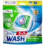 ProWash Alpine Freshness Universal Washing Capsules 15pcs