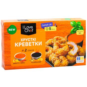 I Love Chef Frozen Crispy Shrimp with Mango-Chili and Asian Sauce 350g - buy, prices for - photo 3