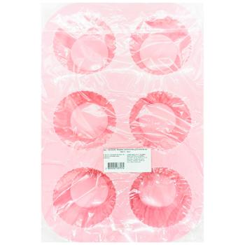 Cupcakes Mold for 6pcs - buy, prices for Chudo Market - photo 1