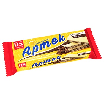 Domashnye Svyato Artek With Chocolate Flavor Waffers 70g - buy, prices for Auchan - photo 1