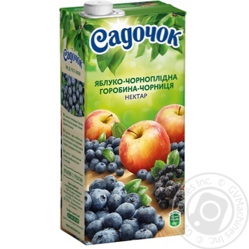 Sadochok apple-blueberries nectar 0.95l - buy, prices for MegaMarket - photo 1