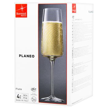 Planeo Set of Champagne Glasses 262ml 4pcs - buy, prices for METRO - photo 1