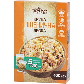 Крупа Українська Зірка Пшеничная 400г - купить, цены на КОСМОС - фото 1