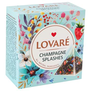 Чай черный и зеленый Lovare Shampagne Splashes 2г*15шт - купить, цены на - фото 3