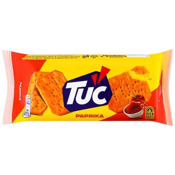 Крекер Tuc солоний зі смаком паприки 100г