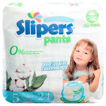 Slipers Junior 5 XL Diaper Pants 9-21kg 24pcs - buy, prices for COSMOS - photo 3