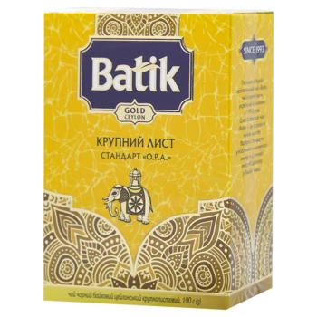 Чай чорний Batik Gold крупнолистовий байховий цейлонський 100г - купити, ціни на - фото 1