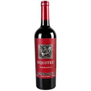 Вино El Soleado Equitez Tempranillo красное сухое 15% 0,75л - купить, цены на - фото 1