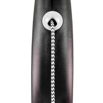 Повідець-рулетка Flexi Black Design з тросом XS до 8кг 3м чорний - купити, ціни на MasterZoo - фото 3