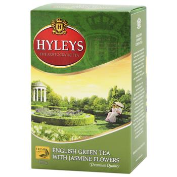 Чай зеленый Hyleys с цветками жасмина особенно крупнолистовой 100г