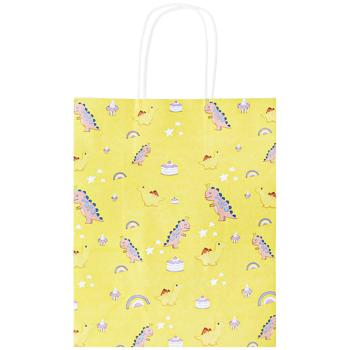 Dinosaur Kraft Gift Bag 22x27x11cm - buy, prices for Auchan - photo 1