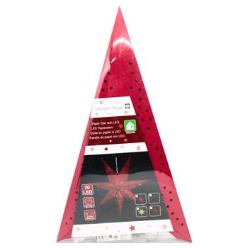 Tarrington House Green Paper Star with 20LED 70cm - buy, prices for METRO - photo 5