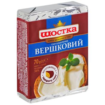 Shostka Vershkovyi Processed Cheese 38% 70g - buy, prices for Auchan - photo 2