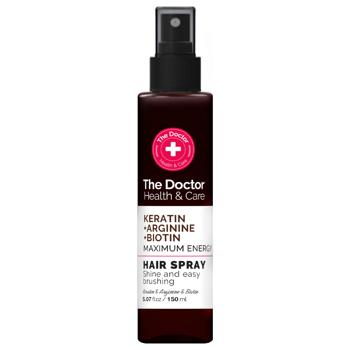 The Doctor Health & Care Keratin + Arginine + Biotin Maximum Energy Hair Spray 150ml - buy, prices for Tavria V - photo 1