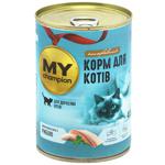My Champion Chunks in Sauce with Fish Wet Food for Adult Cats 415g