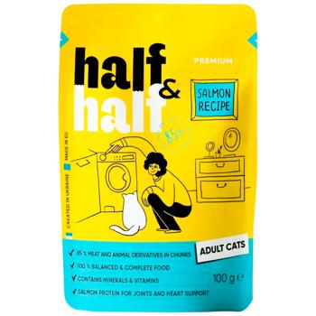 Набір кормів і ласощів для котів Half&Half Пет-щастя 760 г - асорті - купити, ціни на MasterZoo - фото 3