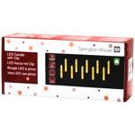 Tarrington House LED Candle with Clip 10pcs