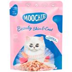 Вологий корм для котів Moochie Seafood Beauty Skin and Coat Adult 70 г - тунець