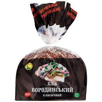 Хліб Золотий Дар Бородинський класичний нарізаний 500г - купити, ціни на Торба - фото 1