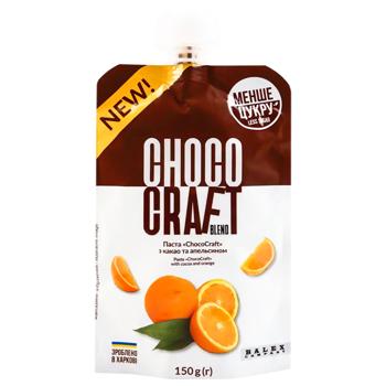 Паста ChocoCraft с какао и апельсином 150г - купить, цены на Чудо Маркет - фото 1