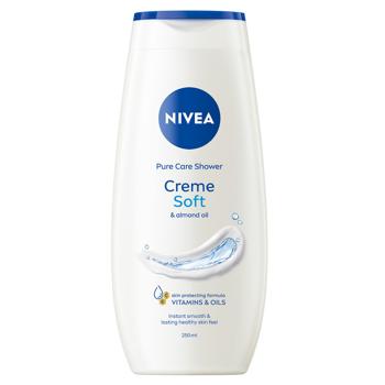 Гель-уход для душа Nivea Сreme Soft 250мл - купить, цены на Чудо Маркет - фото 1