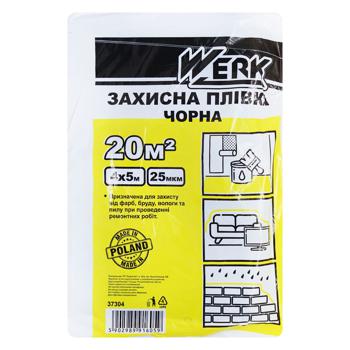 Плівка Werk захисна чорна 25мкм 4*5м - купити, ціни на Auchan - фото 1