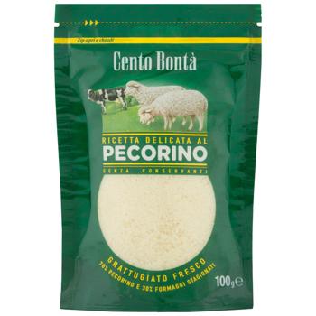 Biraji Pecorino Grated Cheese 30% 100g - buy, prices for ULTRAMARKET - photo 1