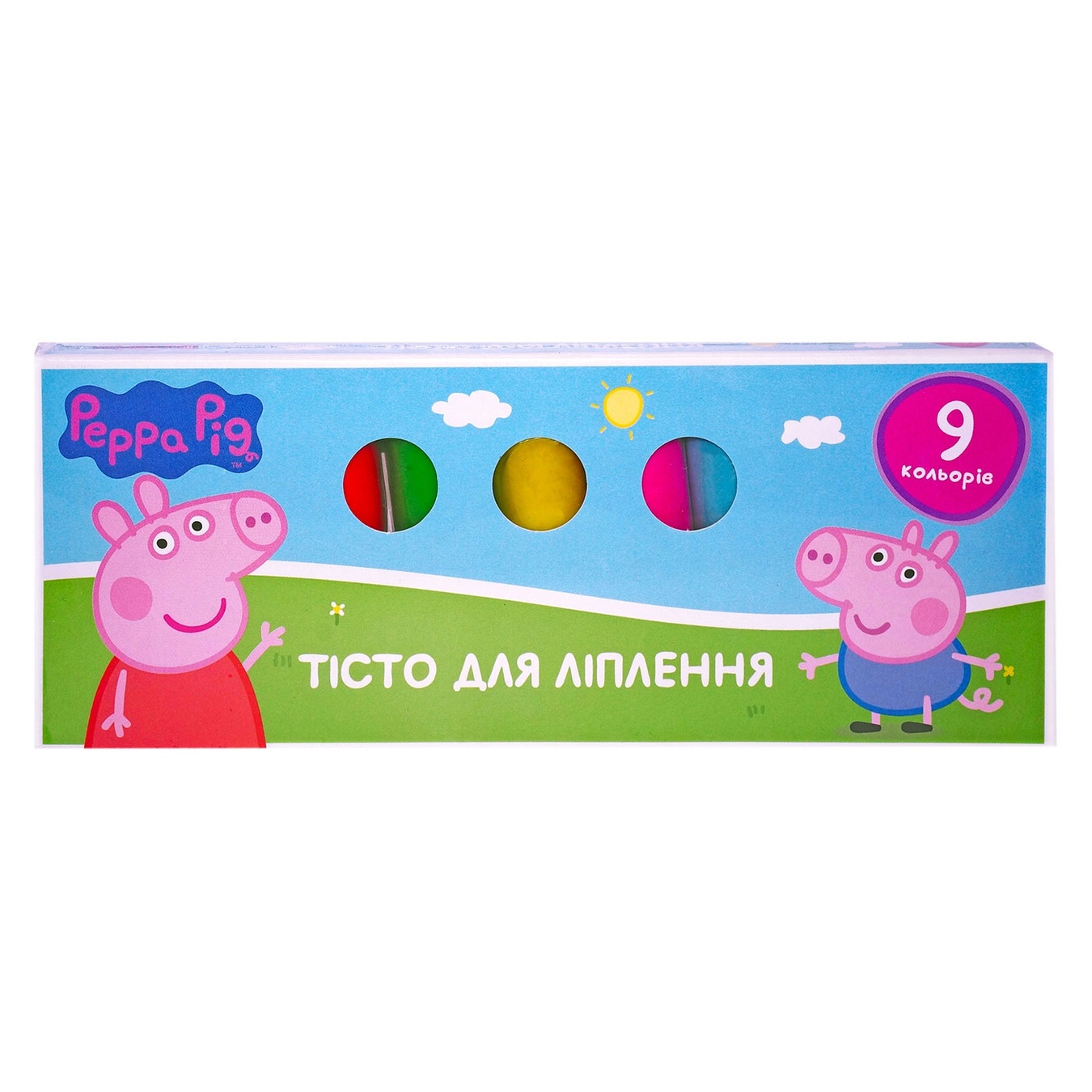 

Тісто Peppa Pig д/ліплення 9кол