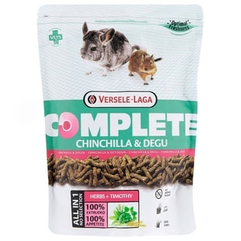 Versele-Laga Complete Chinchillaand Degu Granulated Food 500g - buy, prices for - photo 1