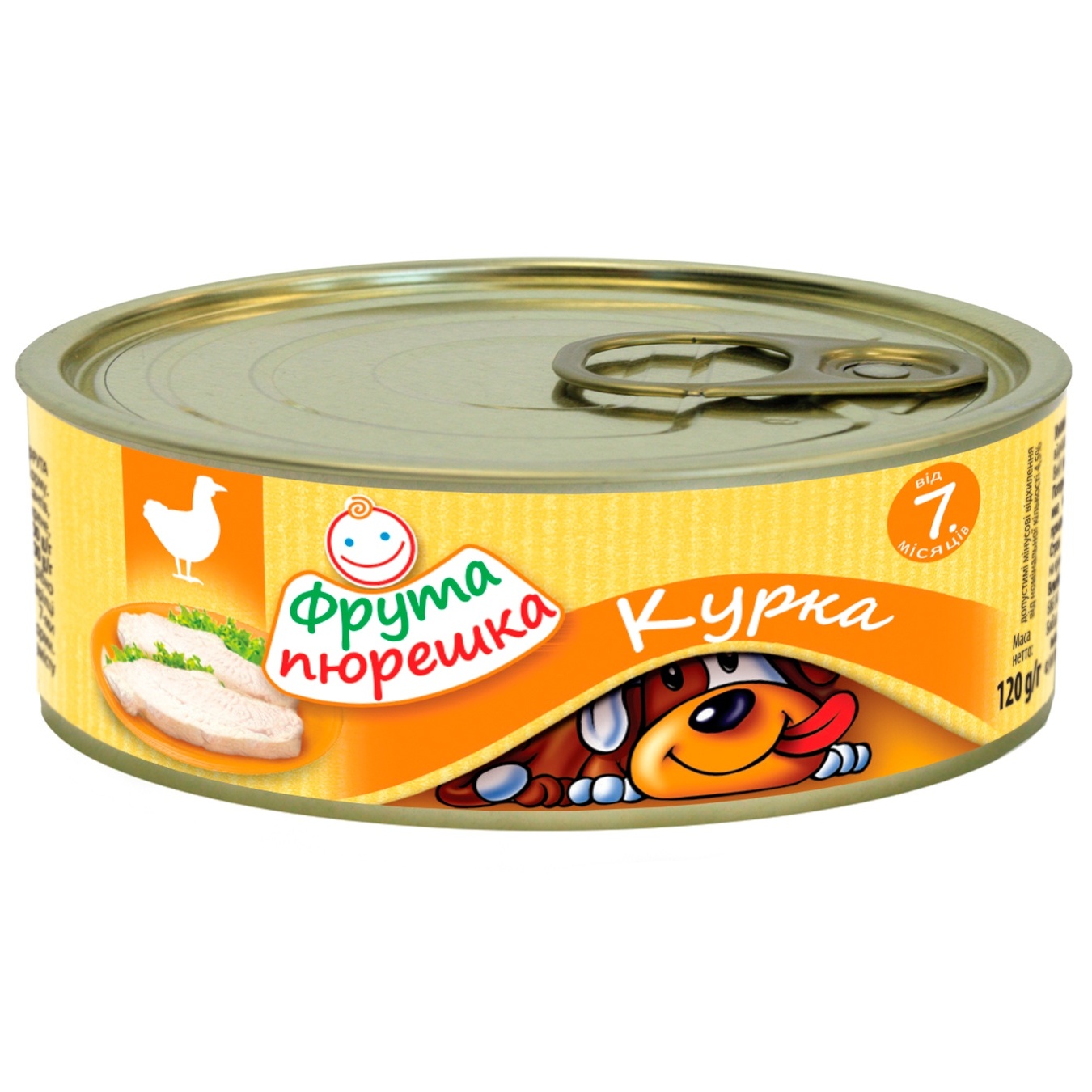 

Пюре Фрута пюрешка курица 120г