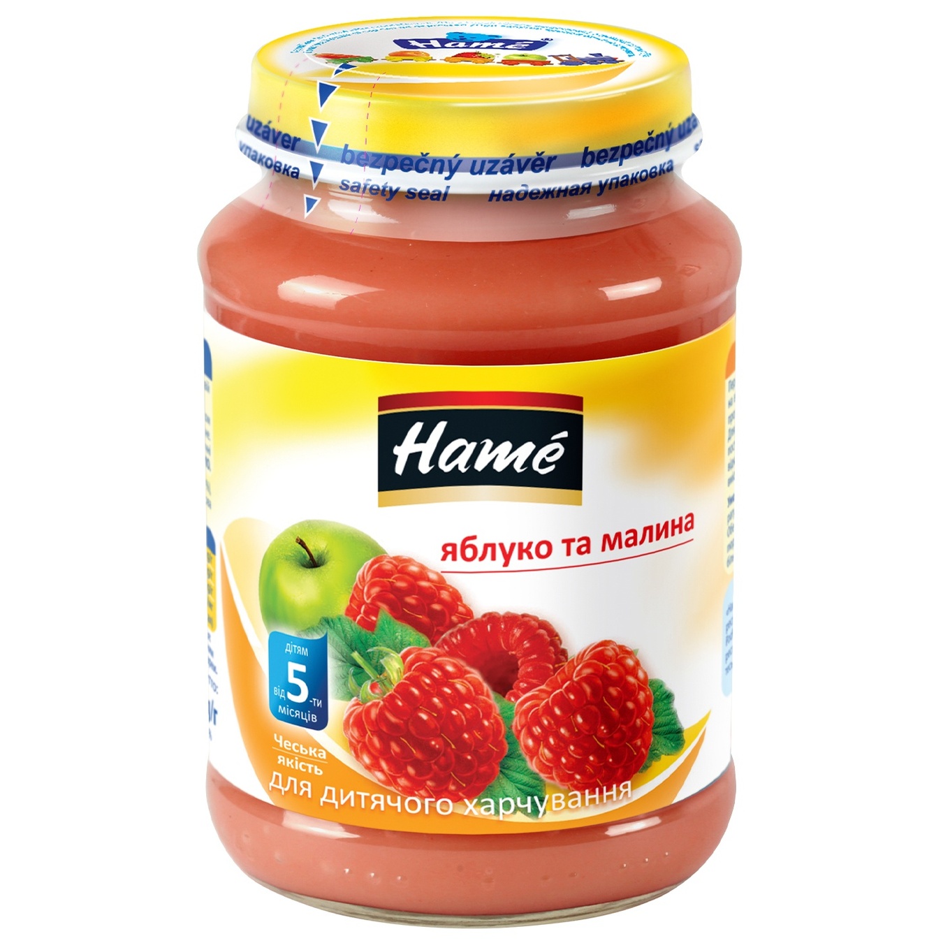 

Пюре Hame яблоко и малина 190г